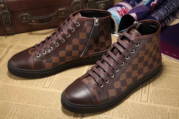 LV High-Top Fashion Men Shoes--011